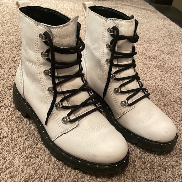 Sorel Shoes Sorel Lennox White Lace Up Boots Poshmark